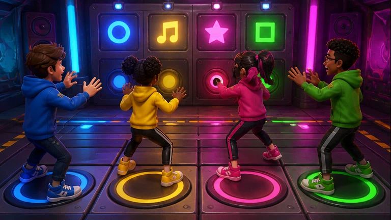 Beat the Box: Pass a volatile mystery box through rapid-fire group challenges. Scene 2.