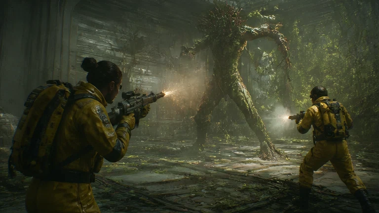 Blacksite Bloom: Contain an alien greenhouse while every shot changes how it grows. Scene 2.