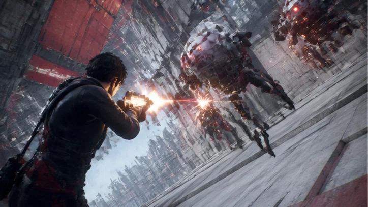 Gravity Breakers: Fight through a city whose gravity changes every thirty seconds. Scene 2.