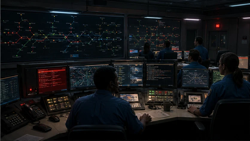 Night Shift Metro: Design transit through an impossible city and keep it moving until dawn. Scene 1.