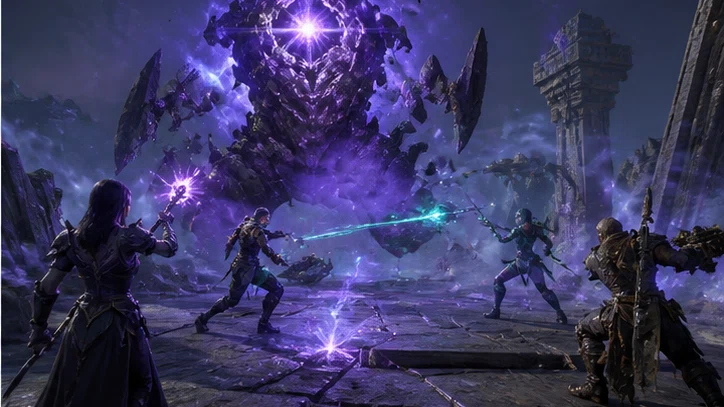 Rift Wyrm: Hunt a dimensional dragon and decide which faction inherits its power. Scene 1.