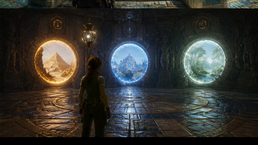The Last Gate: Open impossible worlds knowing every choice permanently closes another. Scene 3.