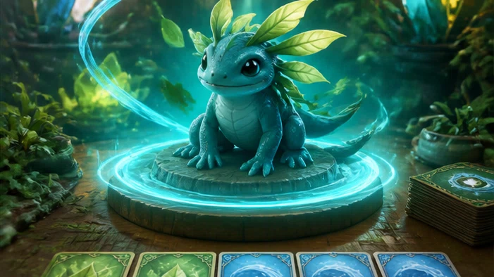 Wild Signal: Build strange creature combinations from a deck that evolves between rounds. Scene 3.